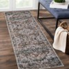Vintage Area Rug – Washable Low-Pile Carpet, Non-Slip Soft Floor Rug for Living Room, Bedroom & Dining Room - 3 of 4