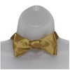 Men's Solid Color 2.75" x 4.75"  Adjustable 16" - 22" Self-Tie Bow Tie for Tuxedo & Wedding - 2 of 3