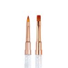 Unique Bargains Double Ended Nail Art Brush Gel Polish Nail Art Design Pen Painting Brush Tools for Home DIY Manicure Rose Gold Tone - 3 of 4