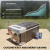 Simzlife 12 Volt Portable Car Refrigerator 19QT(18L) ,  -4℉-50℉, 12/24V DC & 110-240V AC, Mini Car Fridge for Camping, Travel, Truck, Home, Black - 3 of 4