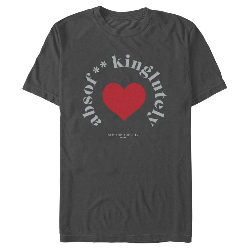 Men's Sex and the City Mr. Big Absolutely Heart T-Shirt, 1 of 6