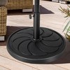 Tangkula 40 lbs Patio Round Umbrella Weighted Base Heavy-Duty Table Market Stand Outdoor - 2 of 4