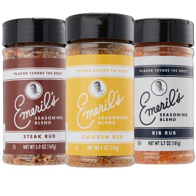 Emeril Lagasse 5 Oz 3 pack And 6 pack Seasoning Blend Original Essence Cajun Blackened Chicken Rub Steak Rub And Rib Rub Target