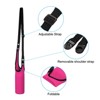 Unique Bargains Neoprene Insulated Removable Shoulder Straps Water Bottle Sling Bags 2.64"x7.28" 2 Pcs Rose Red - 4 of 4