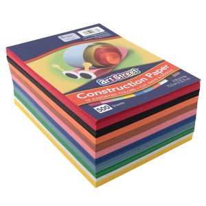 Prang Lightweight Construction Paper, 10 Assorted Colors, 6" x 9", 500 Sheets - 1 of 1