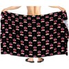 HAPPY BAY Men's Swimwear Cover Up Swim Wrap Beachwear Sarongs Beach Lava Lava Hawaiian Pareo Summer Long Sulu For Men One Size Black, flamingo - 4 of 4