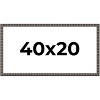 PosterPalooza | Panoramic Deco Black Picture Frame - UV Acrylic, Foam Board Backing, Hanging Hardware - 2 of 4