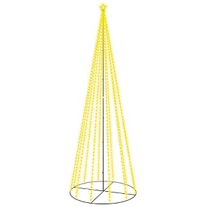 vidaXL Christmas Cone Tree Warm White 732 LEDs 63"x196.9" - 1 of 4
