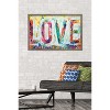 Trends International Ivan Guaderrama - Love 1 Framed Wall Poster Prints - 2 of 4