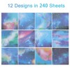 Unique Bargains Origami Paper Double-Sided 12 Style Starry Sky for DIY Arts Crafts Projects 240Pcs - 3 of 4