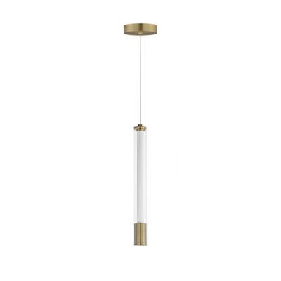 ET2 Lighting Cortex 1 - Light Pendant in  Natural Aged Brass