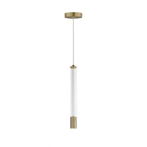 ET2 Lighting Cortex 1 - Light Pendant in  Natural Aged Brass - 1 of 3