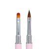 Unique Bargains Home DIY Nail Art Liner Brush Pink 1 Pc Pink - 3 of 4