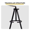 NAYSAYE Grill Racks Grill Swing Campfire Grill Stand with Adjustable Height for Outdoor Cooking, Black, 38.6"*20.9"*35" - 4 of 4