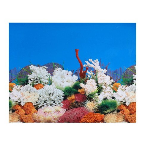 Unique Bargains 40.16x31.50 Aquarium Background Poster Double