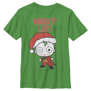 Boy's Batman Christmas Joker Naughty T-Shirt - 1 of 3