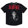 Scarface Tony Montana Men's Jersey - Mesh Button Down Baseball Jersey Movie Retro Fashion Top - 2 of 4
