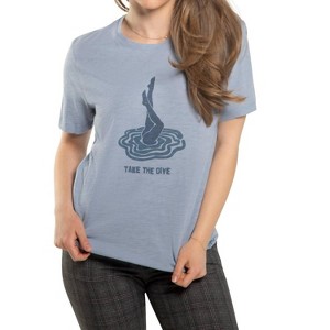 Women's "take the dive" Graphic Short Sleeve Knit Tee - ON THIS DAY - 1 of 3