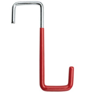 National Hardware 4 in. L Vinyl Coated Red Steel Small Ladder Hook 15 lb. cap. 1 pk