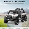24V 6-Wheel Kids Ride On Car, 4WD Switchable Electric Vehicles, Remote Control, 3 Speeds, Bluetooth & LED Lights - 2 of 4