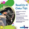 Hot Dog Ultra Durable Nylon Dog Chew Toy - 3 of 4