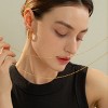 Bearfruit Jewelry Sterling Silver 18k Gold Plated Savannah Basic Chain Necklace - 3 of 4