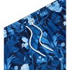 Future Planet Boys Kids Premium Designer Azure Fast-Dry 7" Swim Trunks Blue Floral - 4 of 4