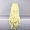 Unique Bargains Women's Curly Wigs 31" Beige with Wig Cap Long Hair - 4 of 4