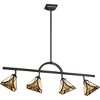 Quoizel Lighting Asheville 4 - Light Flush Mount in  Valiant Bronze - 3 of 4