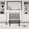 Modern Teddy Accent Chair with Soft Seat and Backrest, Solid Wood Frame, Stylish Lounge Chair for Bedroom or Living Room–The Pop Home - 2 of 4