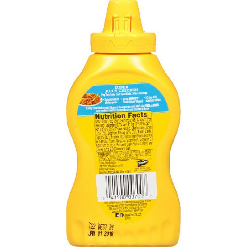 French's Classic Yellow Mustard 8oz, 2 of 4