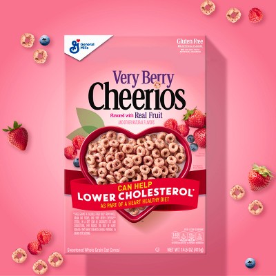 General Mills Family Size Very Berry Cheerios Cereal - 18.6oz, image 6 of 10 slides