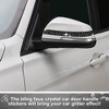Unique Bargains Universal Self-Adhesive Bling Faux Crystal Car Door Handle Protector 6 Pcs - 4 of 4