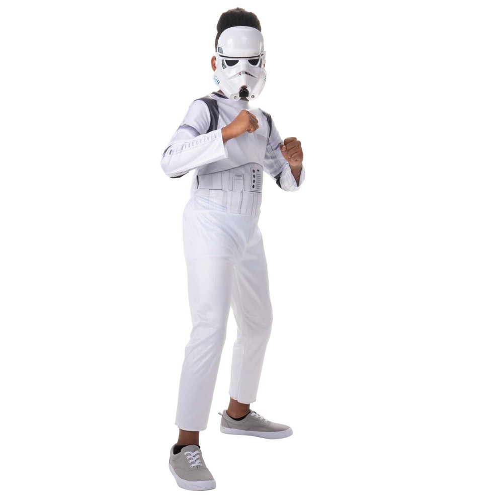 Halloween Kids' Star Wars Stormtrooper Halloween Costume Jumpsuit with Mask L