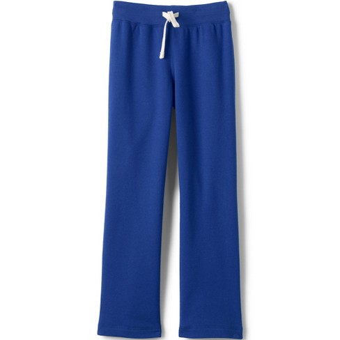 Lands' End School Uniform Little Kids Fleece Jogger Sweatpants - Medium -  Cobalt : Target