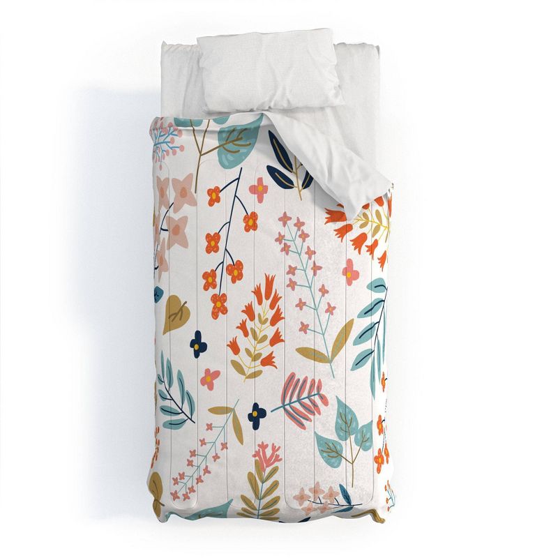 83 Oranges Botanical Harmony 100% Cotton Comforter Set - Deny Designs, 1 of 6