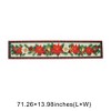 Unique Bargains Christmas Table Runner Polyester Red Beige Yellow Green 71x14 Inch 1 Pc - 3 of 4