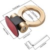 TruAIR Tow Hook Decoration Sticker, Bumper Car Exterior Trim, Universal Accessory - 3 of 4