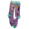 Crazy Dog T-Shirts Womens Cat Lady Sock Funny Novelty Cute Pet Face Cool Kitty Funky 90s - 3 of 4