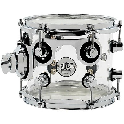 DW Design Series Acrylic Tom with Chrome Hardware 8 x 7 in. Clear