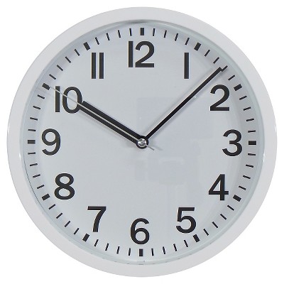 9" Round Wall Clock White - Room Essentials™