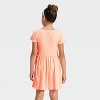 Girls' Short Sleeve Ribbed Dress - Cat & Jack - 2 of 3