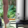 VEVOR Stainless Steel Kettle, 16 GALLON Brewing Pot, Tri Ply Bottom for Beer, Brew Kettle Pot, Home Brewing Supplies Includes Lid, Handle,Thermometer - 2 of 4