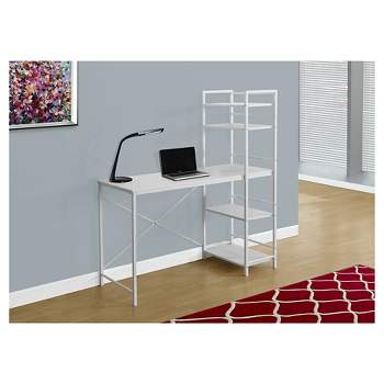 Top Computer Desk Metal White - EveryRoom
