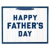 Father's Day Large Gift Bag Baseball Stripes - 2 of 4