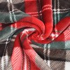 Christmas Blanket Ultra Soft Throw Blanket with Plaid, Cozy Flannel Blanket for Bed, Sofa and Couch Christmas Gift. - 4 of 4