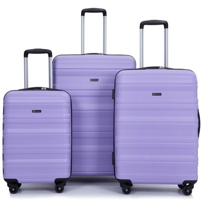 3 Piece Luggage Set,Hardshell Suitcase Set with Spinner Wheels & TSA Lock, Expandable Lightweight Carry On Luggage Suitcase