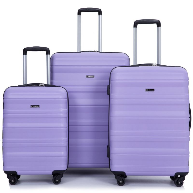 3 Piece Luggage Set,Hardshell Suitcase Set with Spinner Wheels & TSA Lock, Expandable Lightweight Carry On Luggage Suitcase, 1 of 9
