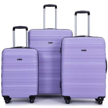 3 Piece Luggage Set,Hardshell Suitcase Set with Spinner Wheels & TSA Lock, Expandable Lightweight Carry On Luggage Suitcase