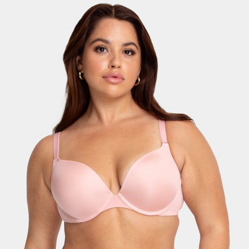 Smart & Sexy Women's Perfect Push Up Bra Blushing Rose 38dd : Target